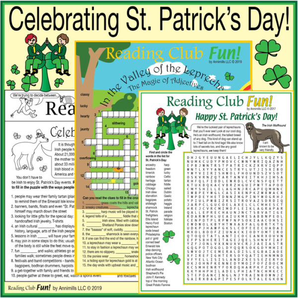 St. Patrick’s Day — Irish Coming to America — Puzzle Set