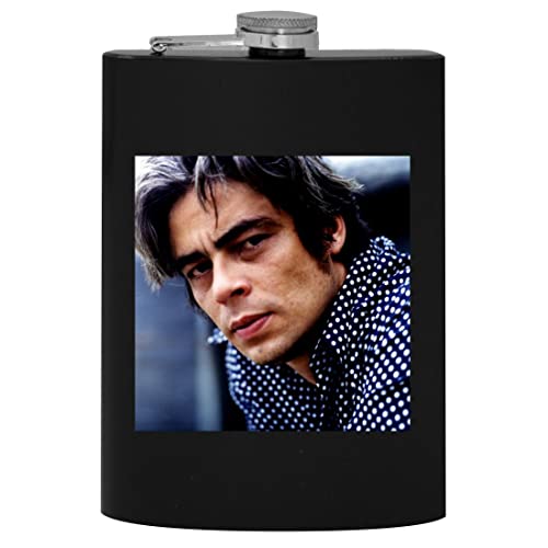 FC Carino Benicio Del Toro – 8oz Black Hip Alcohol Drinking Flask FCA #FCAG440452