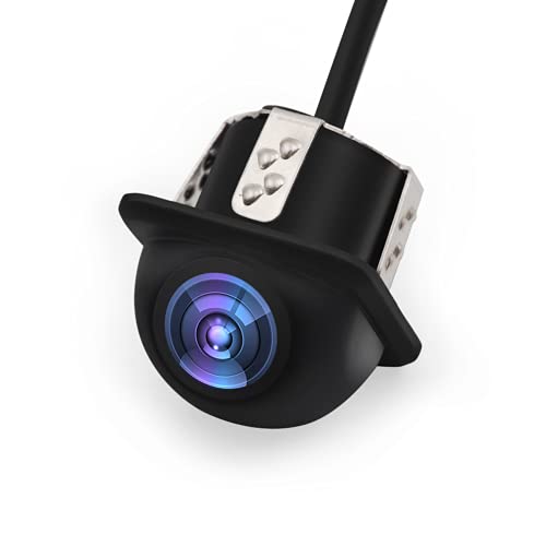 Car Backup Camera, 170° HD Lens Wide Angle Waterproof Night Vision Rear View Reversing Camera with Ruler