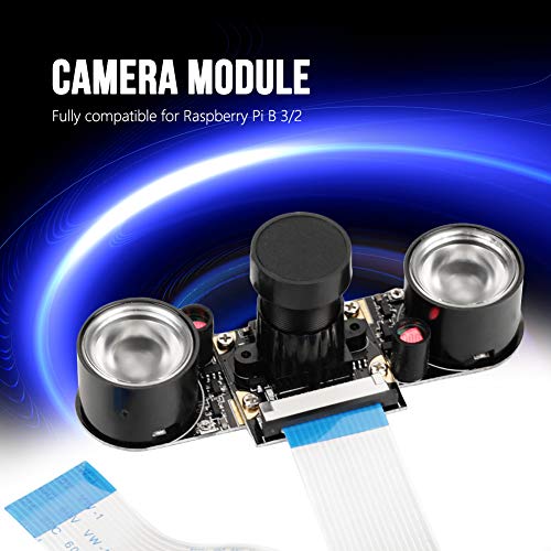 Kadimendium HD Cameras Board, Easy Installation 2592×1944 Resolution Camera Module for Raspberry Pi B 3 2 | The Storepaperoomates Retail Market - Fast Affordable Shopping