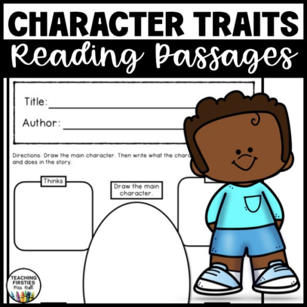 Character Traits Worksheets And Printable Activities For Reading Comprehension