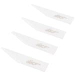 OEM SparkFun Electronics SparkFun Electronics TOL-14510, Slice Ceramic Curved Blades, Straight Edge, Rounded tip, Set of 4 (2 Items)