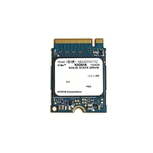 Kioxia SSD 1TB BG4 M.2 2230 30mm KBG40ZNS1T02 NVMe PCIe Gen3 x4 Solid State Drive for Dell HP Lenovo Laptop Desktop Ultrabook IoT