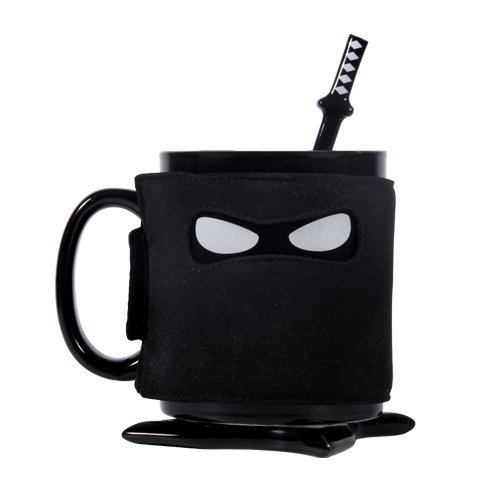 Jpapo inerfe Ninja Coffee Mug, Fun Coffee Mug, Ceramic Coffee Mug with Handle for Microwave and Dishwasher, Coffee Mug, Tea Mug (10 oz)
