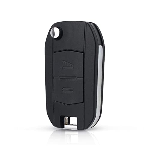 WQXZH Modified Folding Flip Remote car Key Shell 2 Buttons Fit for Vauxhall Opel Corsa Agila Meriva Combo Car Key Case Key Shell