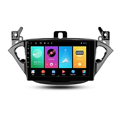 GGBLCS Car Radio with Bluetooth and Backup Camera and Navi for Opel Corsa 2014-2019 9” Touchscreen Android 11 RDS 5G WiFi SWC Reversing Image Carautoplay Support External DAB+/OBDII ETC,M100s