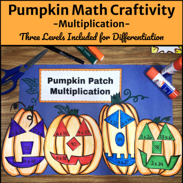 Multiplication Pumpkin Craftivity