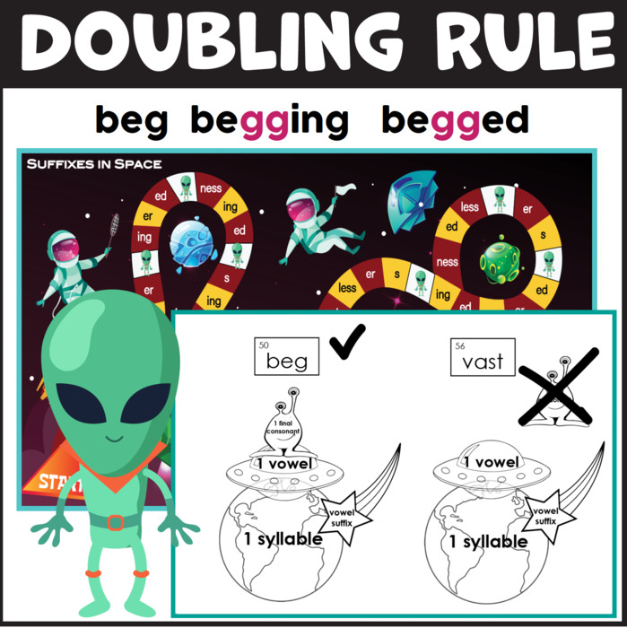 Doubling Rule Spelling Board Game | The Storepaperoomates Retail Market - Fast Affordable Shopping