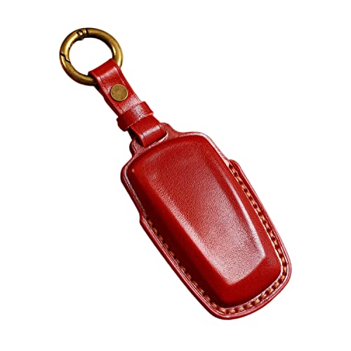 Wlighter Key Fob Case Compatible with BMW X3 X4 3 4 5 Series 100% Cow Leather Key Fob Cover (Red) | The Storepaperoomates Retail Market - Fast Affordable Shopping