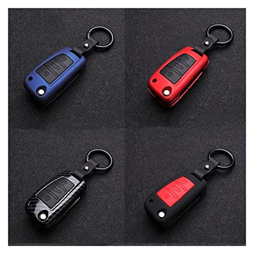 ABS Carbon Fiber Silicone Car Key Cover Protector Case Fit for A3 A4 A5 C5 C6 8L 8P B6 B7 B8 C6 RS3 Q3 Q7 TT 8L 8V S3 Keychain | The Storepaperoomates Retail Market - Fast Affordable Shopping