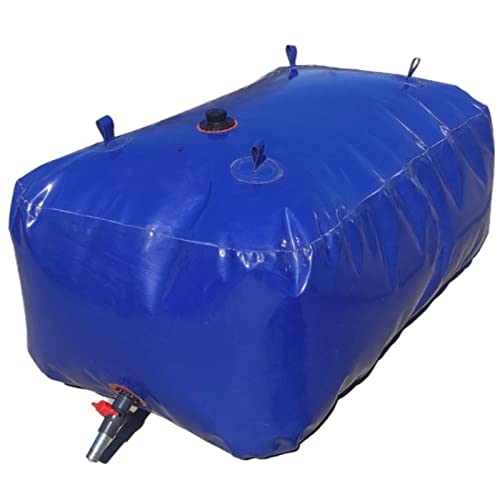 LLHFSW Water Storage Bladder Tank Bag，Collapsible Water Container Bag, Heavy Duty Truck Bed Camping Agricultural Farm Portable Bladder for Worksite/Camping/Gardening