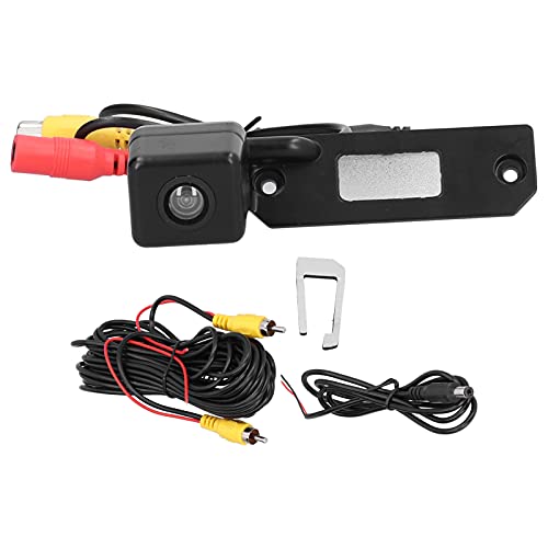 Reverse Camera, Car Rear View Camera Night Vision License Plate Light Position Mounted Fit for Touran T5 Transporter B5