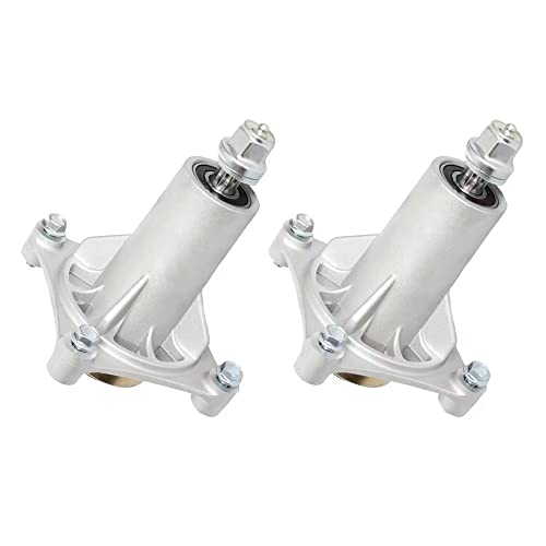 2 Pack Lawn Mower Spindle Assembly Fit for Husqvarna 187292 192870 532187281 532187292 567253301 587819701 587125401Fit Husqvarna 42″ 46″ 48″ 54″ Mower Deck