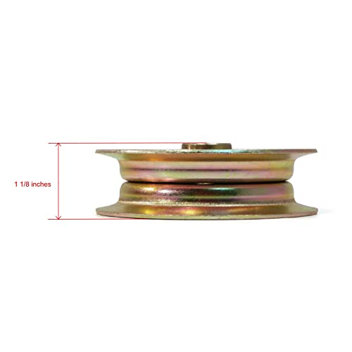 The ROP Shop | Flat Idler Pulley for Husqvarna Y12R38B, Y1442A, Y1442B, Y1642A Mower Tractor | The Storepaperoomates Retail Market - Fast Affordable Shopping