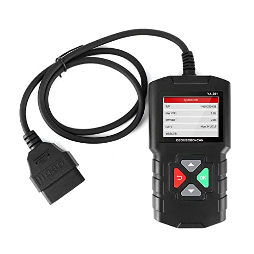 OBD2 Scanner, OBDII Scanner Diagnostic Scanner EOBD Code Reader Fault Code Tester Car Diagnostic Detector Automobile Fault Detector