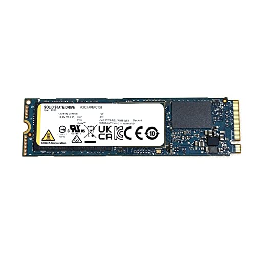 Kioxia SSD 2TB XG7-P M.2 2280 KXG7APNV2T04 NVMe PCIe 4.0 Gen4 x4 Solid State Drive for Dell HP Lenovo Laptop Desktop Ultrabook