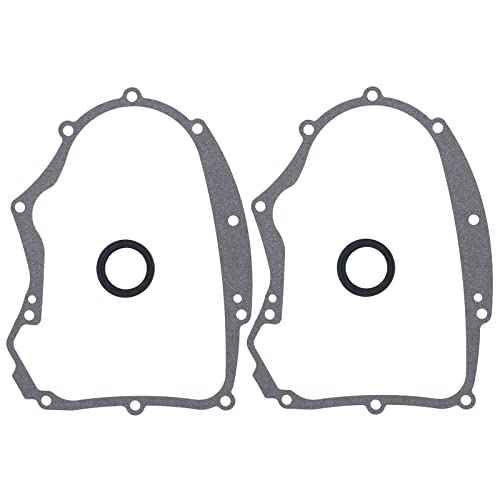ApplianPar Crankcase Gasket and Oil Seal Kit for Briggs & Stratton Toro Lawn Tractor Replaces 591911 273488 690945 697227 Set of 2