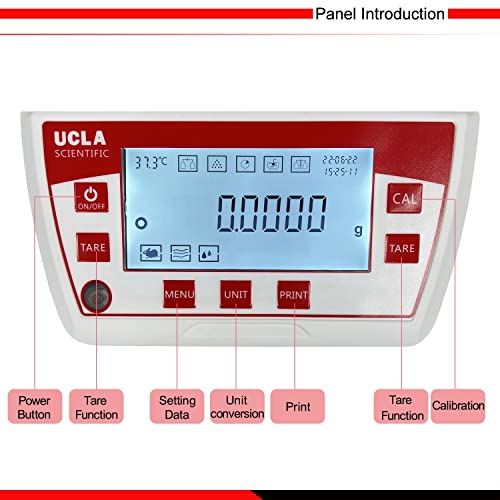 UCLA SCIENTIFIC Analytical Balance 0.1mg Precision Lab Scale 0.0001g Digital Analytical Scale RS232 UCLA Interface gn DWT Laboratory Electronic Balance LCD Display with Glass Windshield (120g/0.1mg) | The Storepaperoomates Retail Market - Fast Affordable Shopping