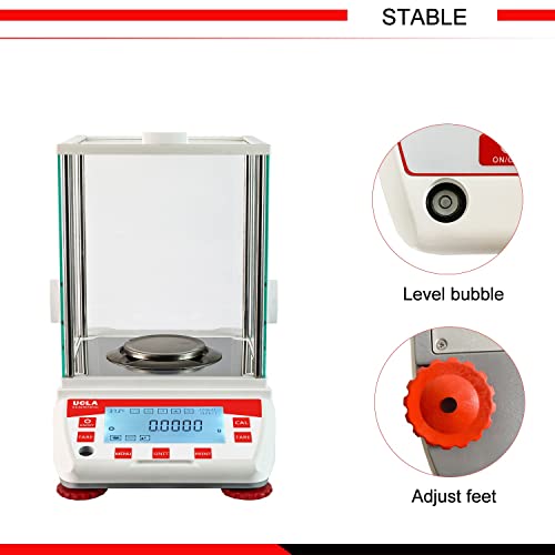 UCLA SCIENTIFIC Analytical Balance 0.1mg Precision Lab Scale 0.0001g Digital Analytical Scale RS232 UCLA Interface gn DWT Laboratory Electronic Balance LCD Display with Glass Windshield (120g/0.1mg) | The Storepaperoomates Retail Market - Fast Affordable Shopping