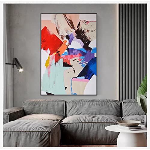 Canvas Decorative Prints Unique Decor Wall Art Picture for Living Room Bedroom DinningRoom Aisle Lobby Abstract Color Splash Canvas Painting Poster Print 20x28inch