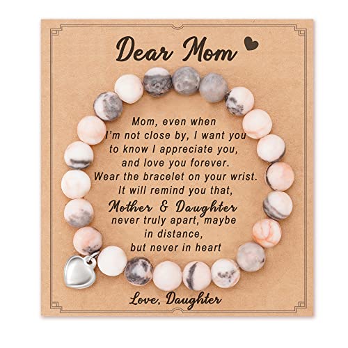 HGDEER Gifts for Mom, Birthday Unique Gifts Idea Bracelet Jewelry Present for Best Mom Ever Mama Christmas Mothers Day From Daughter