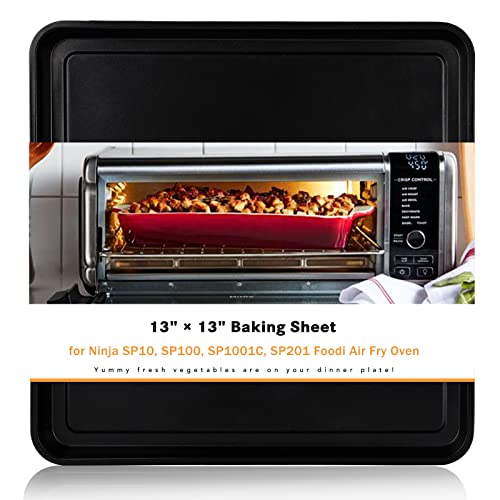 13″ × 13″ Baking Sheet, Cookie Sheet Pan, Nonstick Bakeware for Ninja SP101, SP100, SP1001C, SP201 Foodi Air Fry Oven, Sheet Pan for Ninja Foodi 8-in-1 Air Fry Oven, Ninja Foodi Digital Oven pan