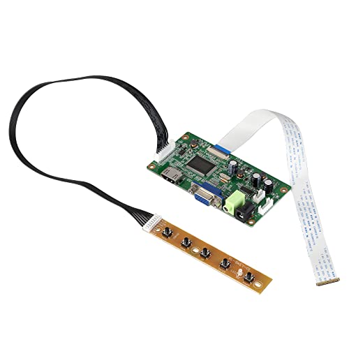 QAREQU LCD Driver Board for LP156WF7 SPA1 SPB2 SPN1, HDMI VGA Video Audio 40-pin eDP Display Controller