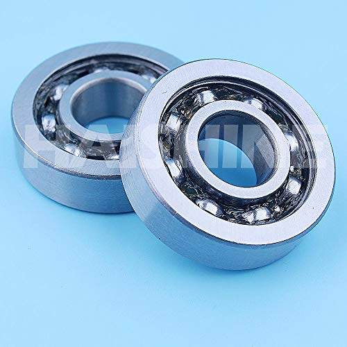 Replacement Tool Parts for Machine Crankshaft Ball Bearing for Husqvarna 455 Rancher 455E X-Torq Chainsaw 503251601 Replacement Spare Parts 2Pcs