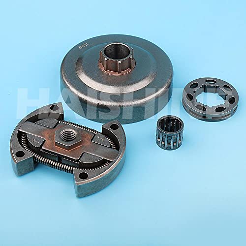 Replacement Tool Parts for Machine 3/8 Inch-7T Clutch Drum Rim Sprocket Bearing Kit for Husqvarna 55 Rancher 50 51 261 262 Chainsaws Replacement Spare Part Needle Cage