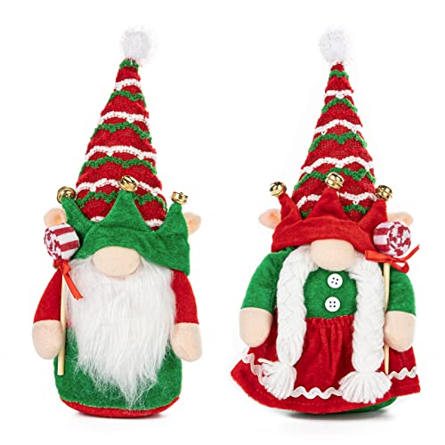 KHHYYLFJ Plush Gnome Decoration Decor Doll, Birthday Swedish Fall Holiday Scandinavian Style Santa Stuffed Gift Cloth Tomte Toy Home Ornaments, 2 Pcs, 11.8 inches