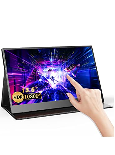 Portable Display 15.6 inch IPS 10 Point Touch can be Connected to Computer, Mobile Phone and Game Machine