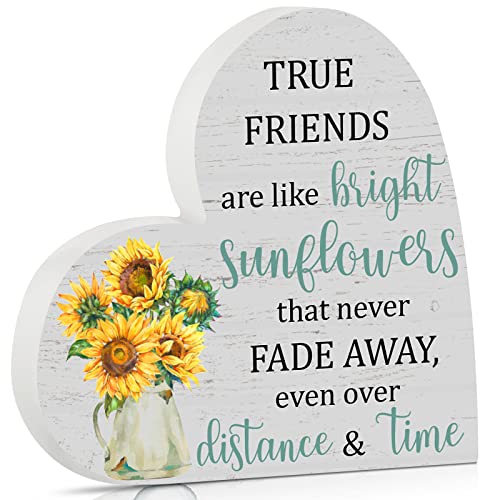 Wooden Christian Gifts for Women Religious Gifts Friend Birthday Gifts Friendship Gifts for Sister Inspirational Gifts with Quotes a Friend Is God’s Way of Proving (Classic Style)