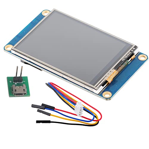 DIYmalls Nextion 7 inch HMI Display Resistive Touch Screen 5V TFT LCD 800×480 for Arduino Raspberry Pi (NX8048T070)