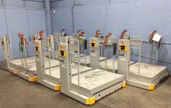 Spacesaver Industrial ActivRac 7P Powered Mobilized Storage System/LOT of 9