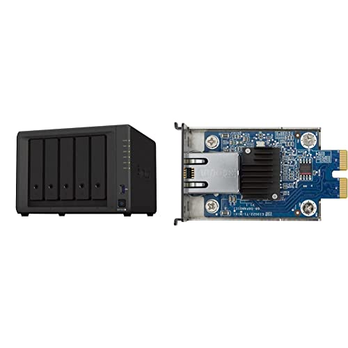 Synology 5-Bay DiskStation DS1522+ (Diskless) & Network Upgrade Module adds 1x 10GbE RJ-45