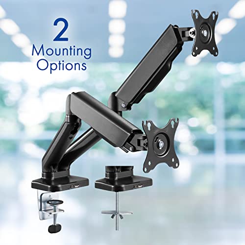 Stellar Mounts Dual Spring LCD Monitor Arms with USB and Multimedia Ports for: AOC G2490VX 24″ Class Frameless Gaming Monitor, FHD 1920×1080, 1ms 144Hz | The Storepaperoomates Retail Market - Fast Affordable Shopping