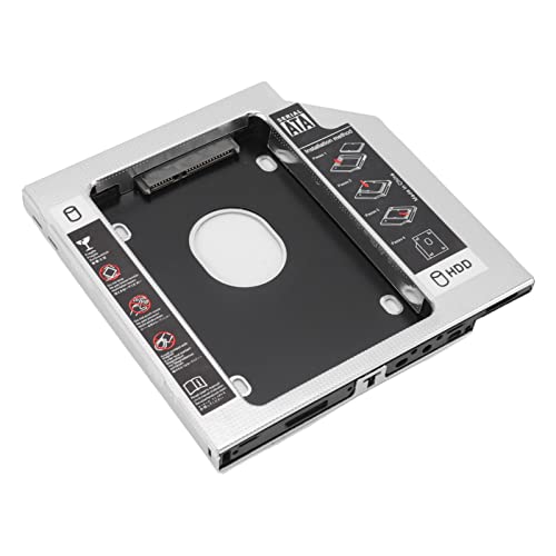 5 Hole to 2 Hard Drive Tray. HDD SSD Enclosure for Laptop