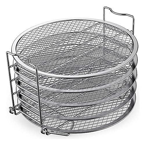 KAITLYN Dehydrator Rack Stainless Steel Stand Accessories Compatible with for Ninja Foodi Pressure Cooker and Fryer 6.5