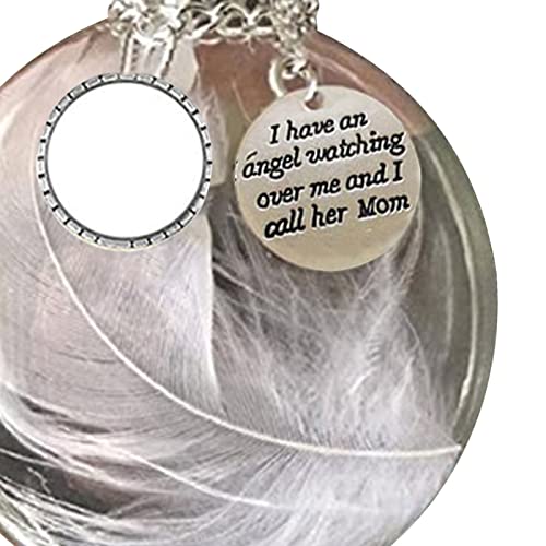 Christmas Ornaments Angel Feathers Ball Can Put Photos, Angels in Heaven Pendants Memorial Ornament Feather Ball Christmas Tree Hanging Ornament Memorial Decor 6cm | The Storepaperoomates Retail Market - Fast Affordable Shopping