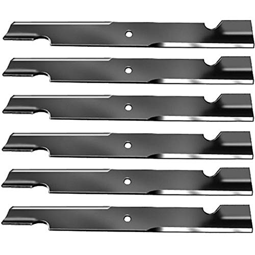 (6) High-Lift Notched Blades Fits Toro Models: Z597 Z500 3 for 60″ Decks