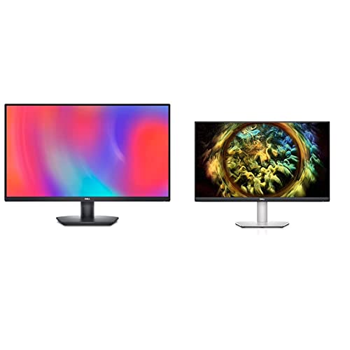 Dell SE3223Q 31.5-inch Monitor – 4K UHD (3840 x 2160) at 60Hz, 4ms Gray-to-Gray in Extreme Mode, 1.07 Billion Colors – Black & Dell S2721QS 27 Inch 4K UHD IPS Ultra-Thin Bezel Monitor, Silver