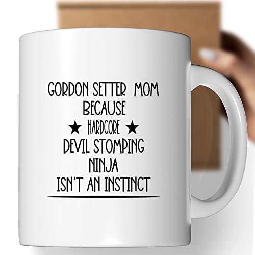 Coffee Mug Gordon Setter Mom Because Devil Stomping Ninja Isn’t a , Funny 634761