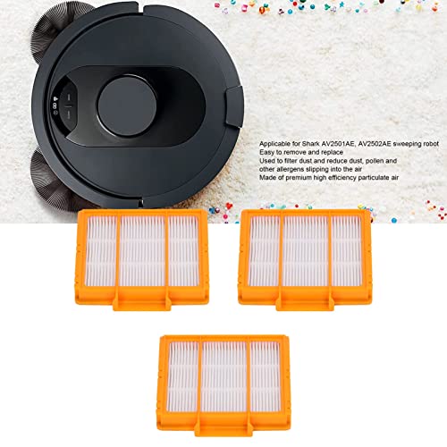 3pcs Sweeping Robot Filters, Sweeping Robot Accessories High Efficiency Particulate Air Filter Element for Shark AV2501AE Robot Vacuum Cleaner (Orange) | The Storepaperoomates Retail Market - Fast Affordable Shopping