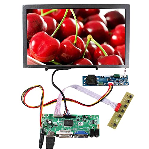 VSDISPLAY 11.6 Inch 1366×768 LCD Screen 1000 Nit High Brightness A116XW02-1000 Display Screen with HD-MI DVI VGA Audio Driver Board M.NT68676