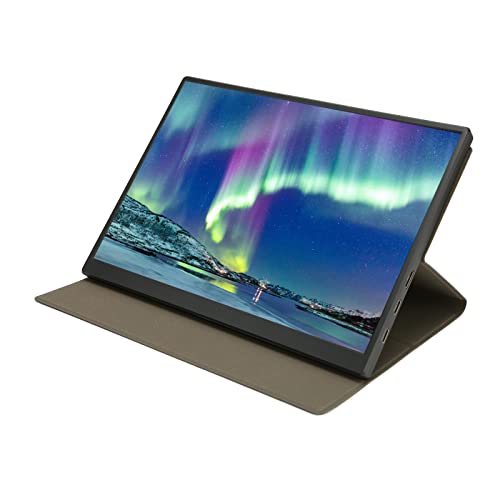 10.5 inch Portable Laptop Monitor, 1080P FHD IPS Screen Mini USB C Computer Display, Type C HDMI Gaming Monitor with Smart Cover, Dual Speakers External Monitor for PC Phone Xbox PS4/5 Switch