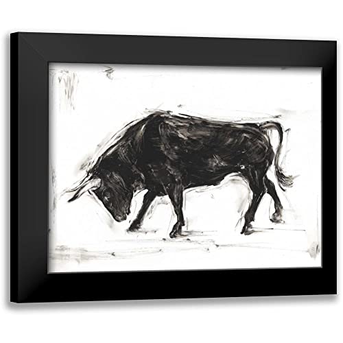 ArtDirect – Harper, Ethan 18×15 Black Modern Framed Art Print Titled: Toro I