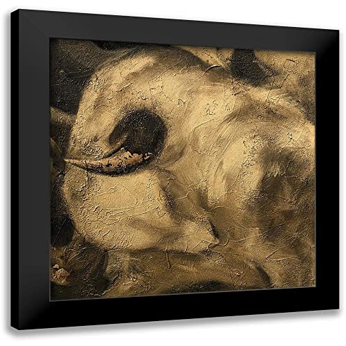 ArtDirect – Panasenko, Inna 15×15 Black Modern Framed Art Print Titled: Toros VII
