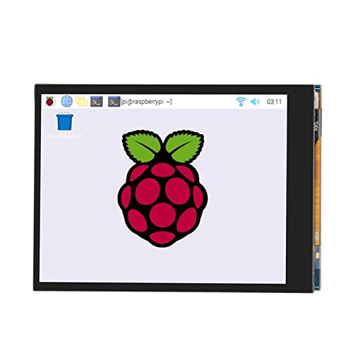 Zyyini Enhanced 2.8 inch IPS Screen 480×640 Capacitive Touch Screen for Raspberry Pi I2C Interface LCD Module Monitor, for Raspbian, for Kali System