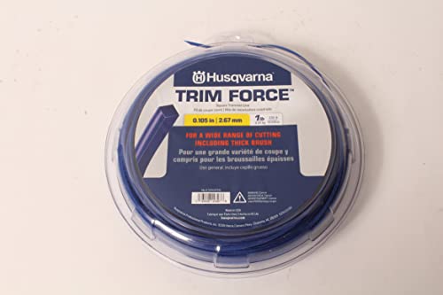 Husqvarna Genuine 529337512 Trim Force Square Trimmer Line 230ft Spool .105″