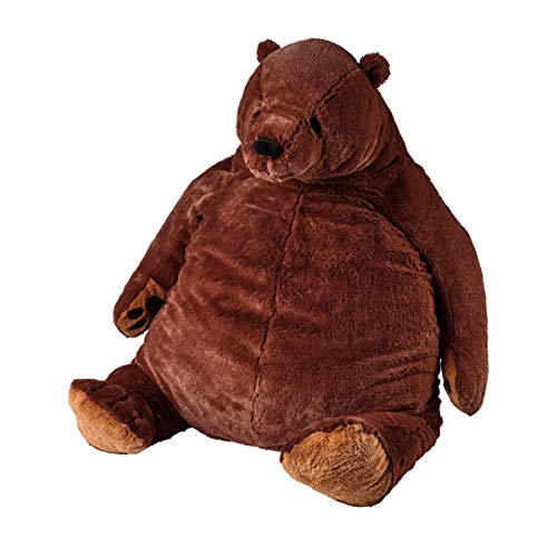 BULINGNA Giant Brown Bear Stuffed Plush Toy, Big Simulation DJUNGELSKOG Bear Soft Animal Teddy Bear Plush Doll Cuddling Pillow Home Decor Valentine’s Day Birthday Gift (100cm/39.4″)
